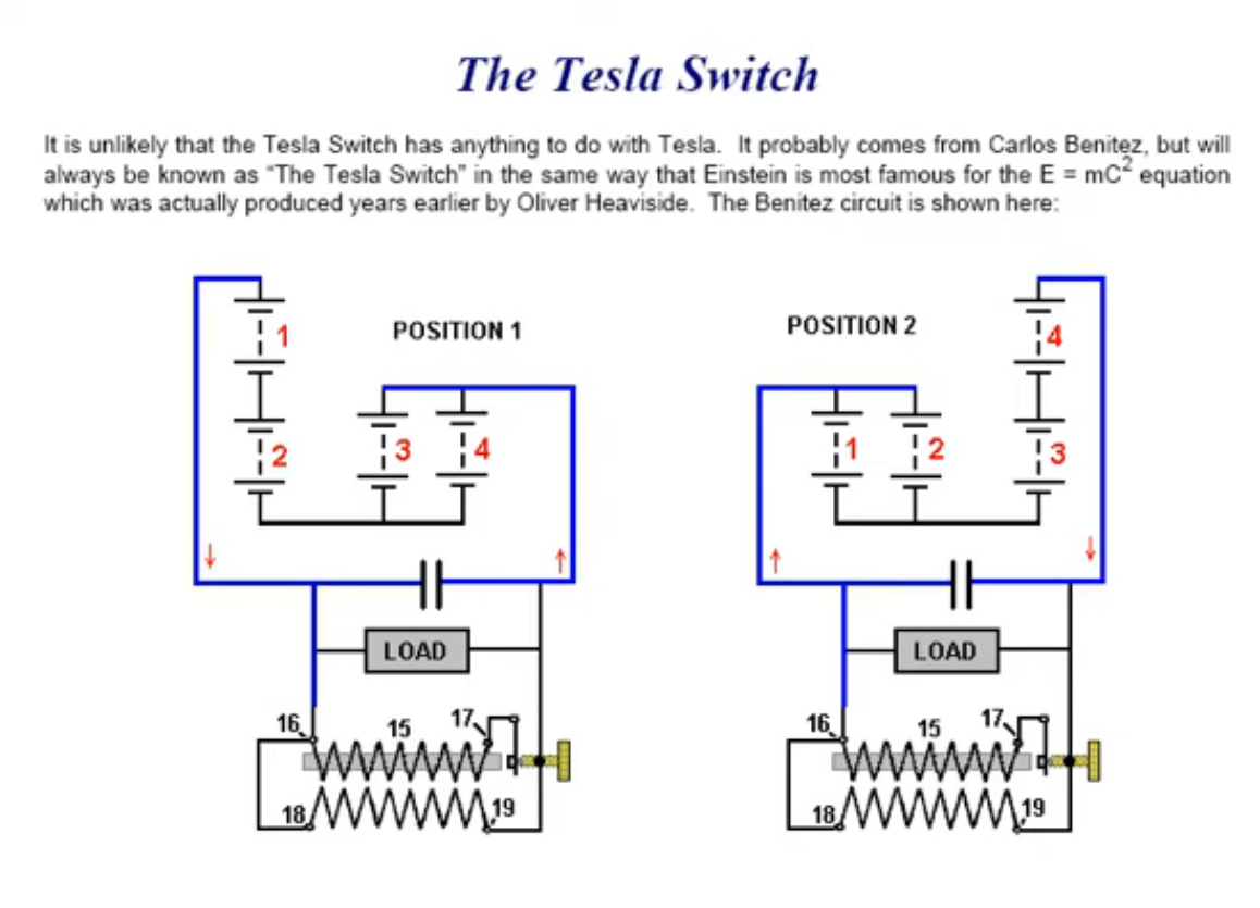 Tesla overlay menu switch